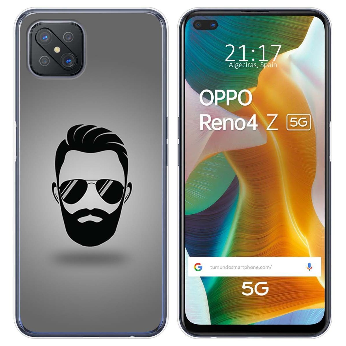 Funda Gel Tpu para Oppo Reno 4Z 5G diseño Barba Dibujos