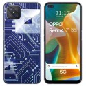 Funda Gel Tpu para Oppo Reno 4Z 5G diseño Circuito Dibujos