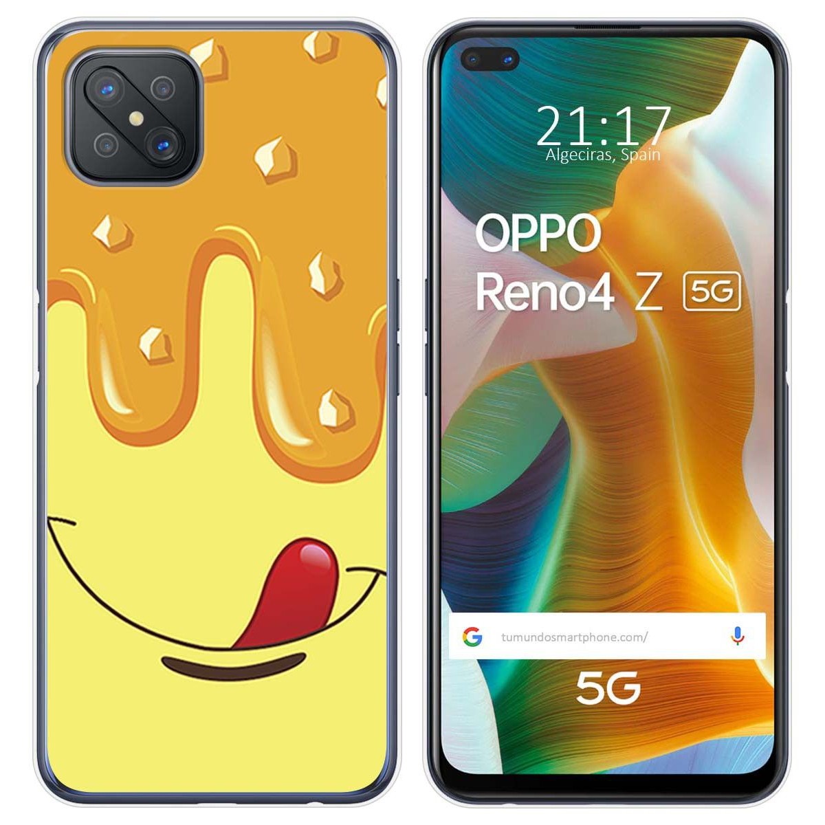 Funda Gel Tpu para Oppo Reno 4Z 5G diseño Helado Vainilla Dibujos