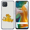 Funda Gel Tpu para Oppo Reno 4Z 5G diseño Leones Dibujos