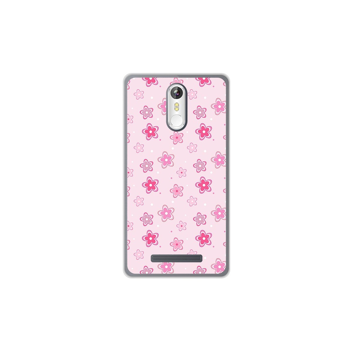 Funda Gel Tpu para Leagoo M8 / M8 Pro Diseño Flores Dibujos