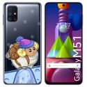 Funda Gel Transparente para Samsung Galaxy M51 diseño Cabra Dibujos