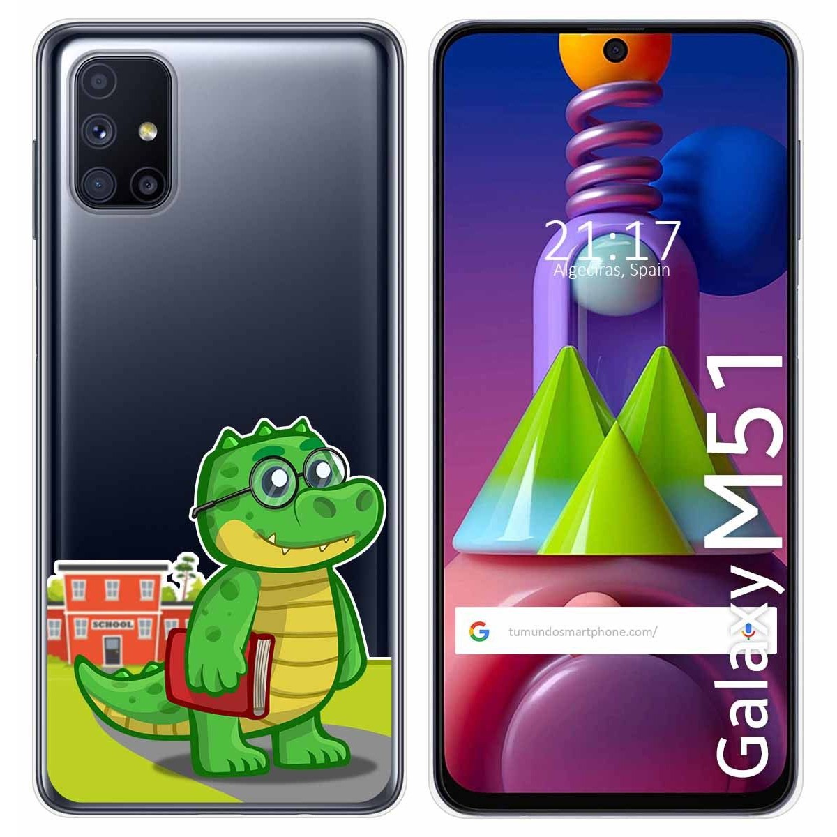 Funda Gel Transparente para Samsung Galaxy M51 diseño Coco Dibujos