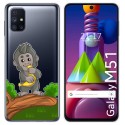 Funda Gel Transparente para Samsung Galaxy M51 diseño Mono Dibujos