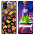 Funda Gel Transparente para Samsung Galaxy M51 diseño Otoño Dibujos