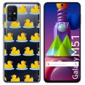 Funda Gel Transparente para Samsung Galaxy M51 diseño Pato Dibujos