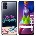 Funda Gel Transparente para Samsung Galaxy M51 diseño Summer Dibujos