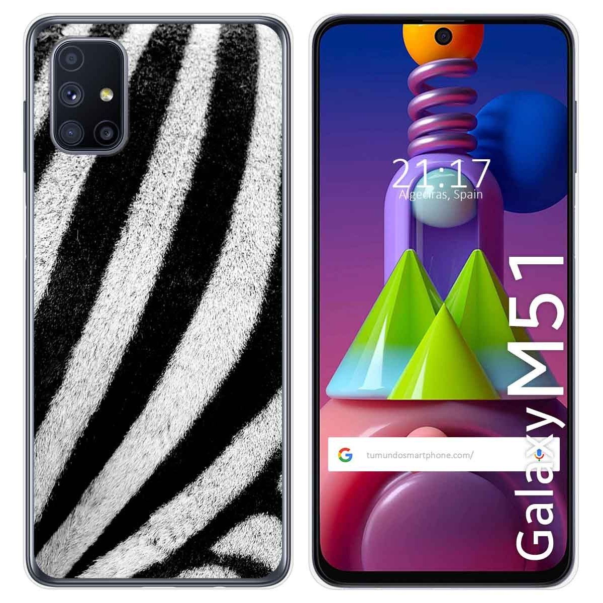 Funda Gel Tpu para Samsung Galaxy M51 diseño Animal 02 Dibujos