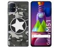 Funda Gel Tpu para Samsung Galaxy M51 diseño Camuflaje 02 Dibujos