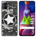 Funda Gel Tpu para Samsung Galaxy M51 diseño Camuflaje 02 Dibujos