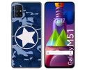 Funda Gel Tpu para Samsung Galaxy M51 diseño Camuflaje 03 Dibujos