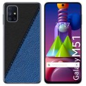 Funda Gel Tpu para Samsung Galaxy M51 diseño Cuero 02 Dibujos