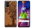 Funda Gel Tpu para Samsung Galaxy M51 diseño Cuero 03 Dibujos