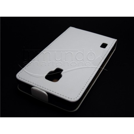 Funda Piel Premium Ultra-Slim Lg Optimus L7 II P710 Blanca