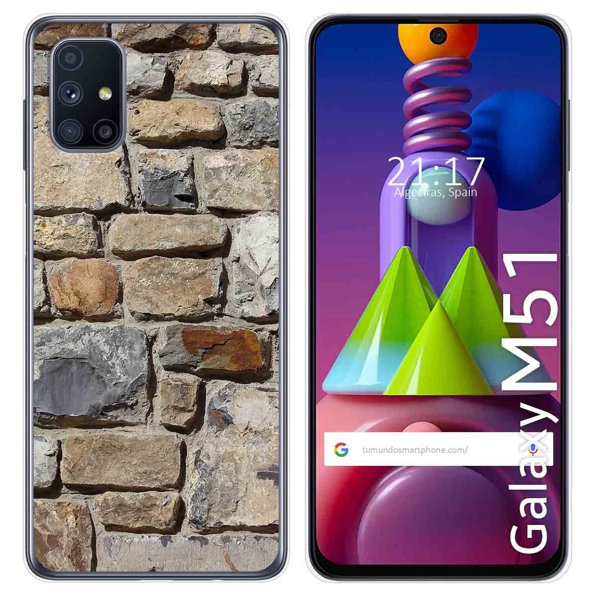 Funda Gel Tpu para Samsung Galaxy M51 diseño Ladrillo 03 Dibujos