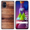Funda Gel Tpu para Samsung Galaxy M51 diseño Madera 02 Dibujos