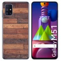 Funda Gel Tpu para Samsung Galaxy M51 diseño Madera 03 Dibujos