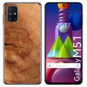 Funda Gel Tpu para Samsung Galaxy M51 diseño Madera 04 Dibujos