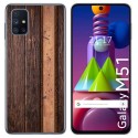 Funda Gel Tpu para Samsung Galaxy M51 diseño Madera 05 Dibujos