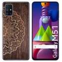 Funda Gel Tpu para Samsung Galaxy M51 diseño Madera 06 Dibujos