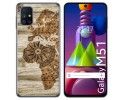 Funda Gel Tpu para Samsung Galaxy M51 diseño Madera 07 Dibujos