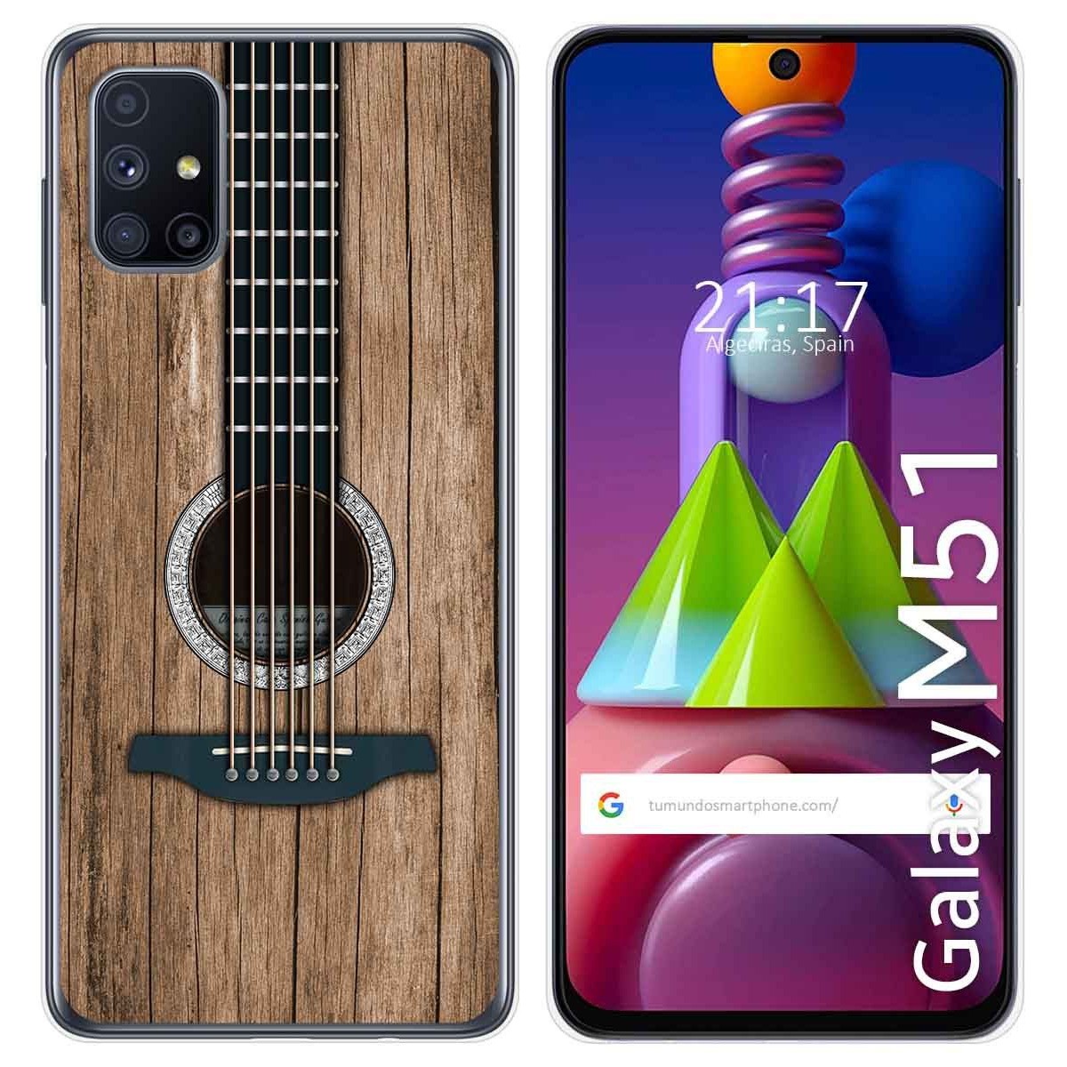 Funda Gel Tpu para Samsung Galaxy M51 diseño Madera 11 Dibujos