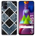 Funda Gel Tpu para Samsung Galaxy M51 diseño Mármol 06 Dibujos