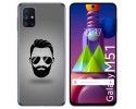 Funda Gel Tpu para Samsung Galaxy M51 diseño Barba Dibujos
