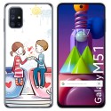 Funda Gel Tpu para Samsung Galaxy M51 diseño Café Dibujos
