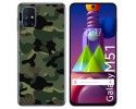 Funda Gel Tpu para Samsung Galaxy M51 diseño Camuflaje Dibujos
