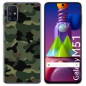 Funda Gel Tpu para Samsung Galaxy M51 diseño Camuflaje Dibujos
