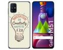 Funda Gel Tpu para Samsung Galaxy M51 diseño Creativity Dibujos