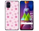 Funda Gel Tpu para Samsung Galaxy M51 diseño Flores Dibujos