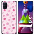Funda Gel Tpu para Samsung Galaxy M51 diseño Flores Dibujos