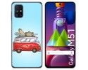 Funda Gel Tpu para Samsung Galaxy M51 diseño Furgoneta Dibujos