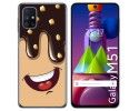 Funda Gel Tpu para Samsung Galaxy M51 diseño Helado Chocolate Dibujos