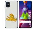 Funda Gel Tpu para Samsung Galaxy M51 diseño Leones Dibujos