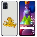 Funda Gel Tpu para Samsung Galaxy M51 diseño Leones Dibujos