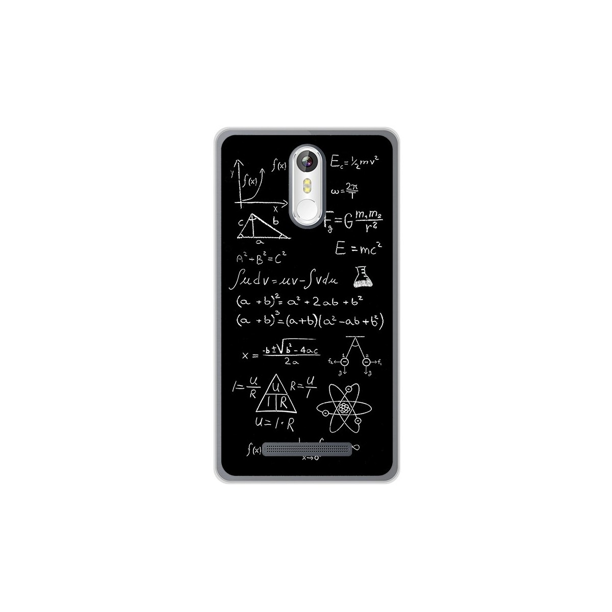 Funda Gel Tpu para Leagoo M8 / M8 Pro Diseño Formulas Dibujos
