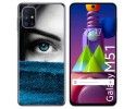 Funda Gel Tpu para Samsung Galaxy M51 diseño Ojo Dibujos