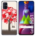 Funda Gel Tpu para Samsung Galaxy M51 diseño Pajaritos Dibujos