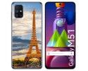 Funda Gel Tpu para Samsung Galaxy M51 diseño Paris Dibujos