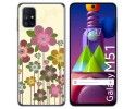 Funda Gel Tpu para Samsung Galaxy M51 diseño Primavera En Flor Dibujos