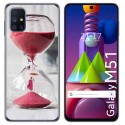 Funda Gel Tpu para Samsung Galaxy M51 diseño Reloj Dibujos