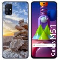 Funda Gel Tpu para Samsung Galaxy M51 diseño Sunset Dibujos