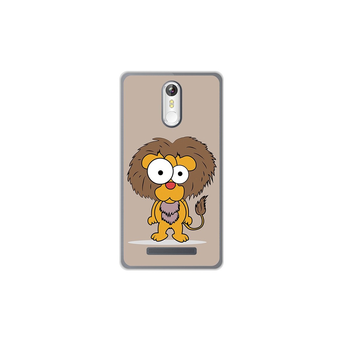 Funda Gel Tpu para Leagoo M8 / M8 Pro Diseño Leon Dibujos