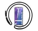 Funda Colgante Transparente para Samsung Galaxy Note 20 con Cordon Negro