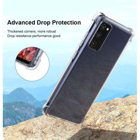 Funda Gel Tpu Anti-Shock Transparente para Samsung Galaxy S20 FE