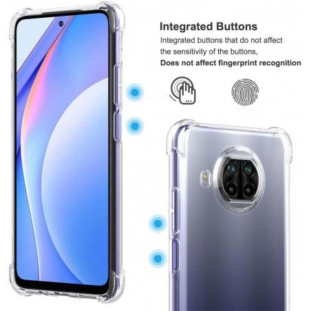 Funda Gel Tpu Anti-Shock Transparente para Xiaomi Mi 10T Lite
