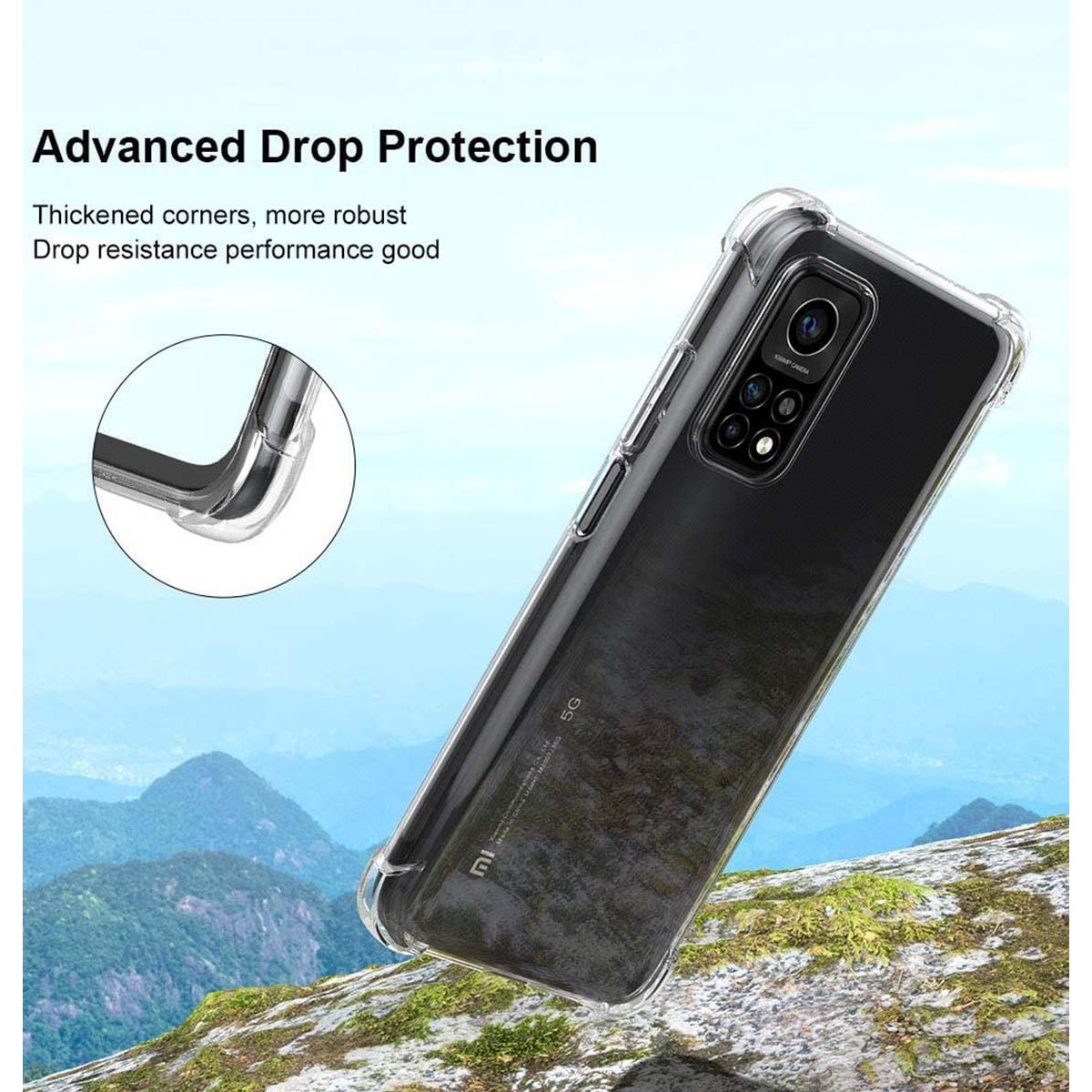 Funda Gel Tpu Anti-Shock Transparente para Xiaomi Mi 10T / 10T Pro